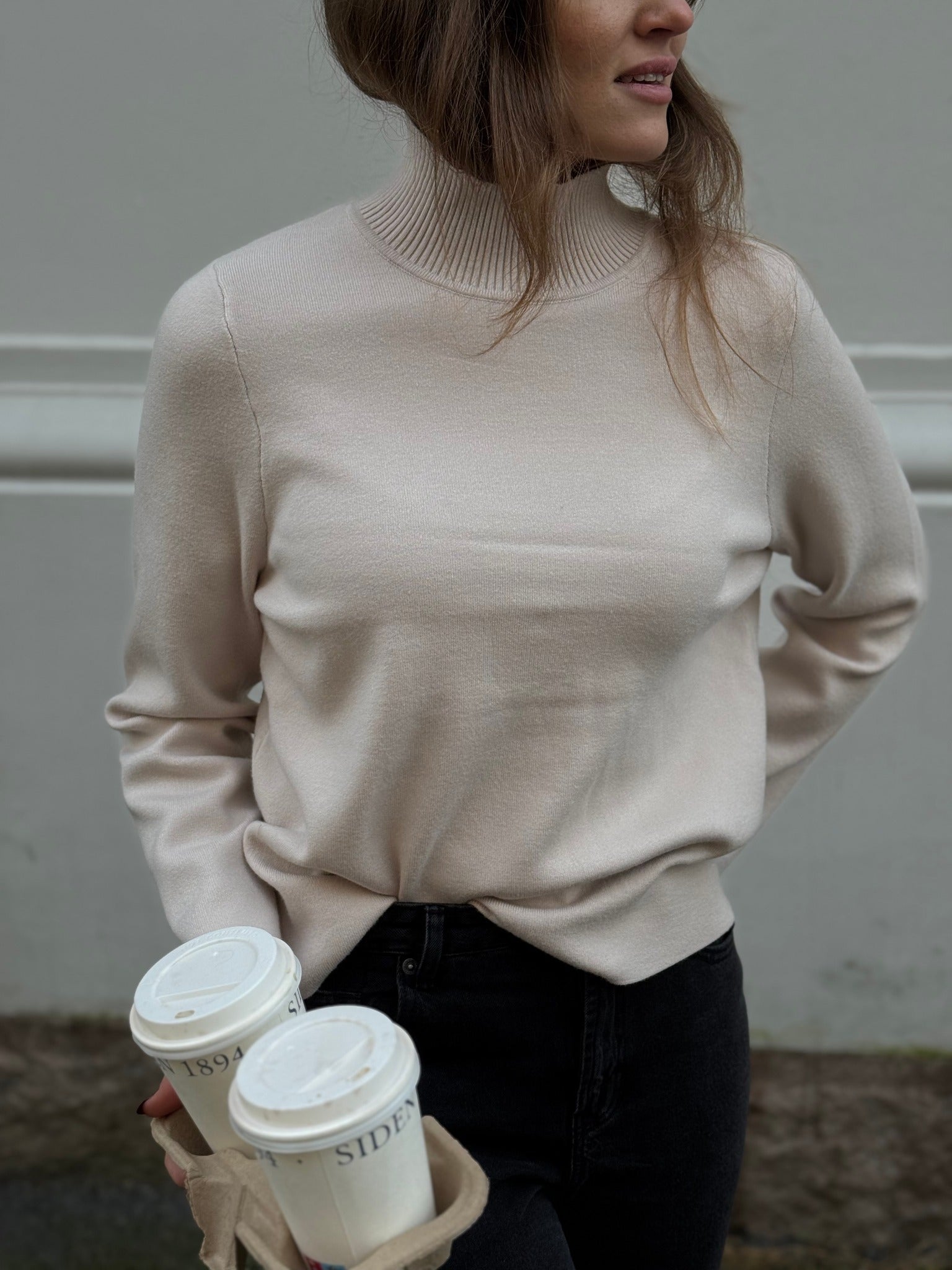 OBJREYNARD Pullover - Silver Gray